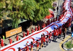 KKTCnin 39. kurulu yl dnm cokusu Lefkoada Cumhuriyet Korteji ile balad